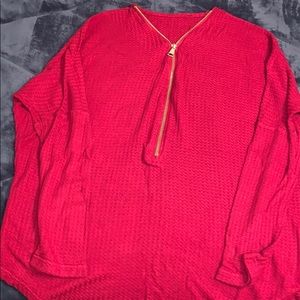 Red long sleeve